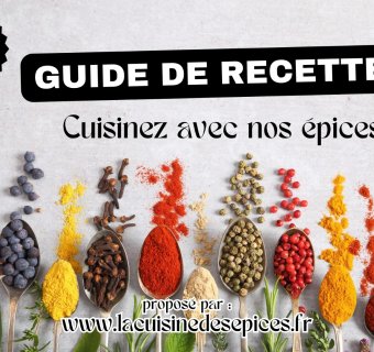 Guide de recettes pour cuisiner facilement avec nos épices !